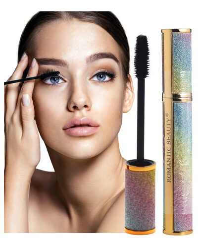 Mascara Rímel para Pestañas Color Negro Envase Multicolor