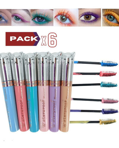 Set Rimel Mascaras De Pestañas Colores Suaves Pasteles
