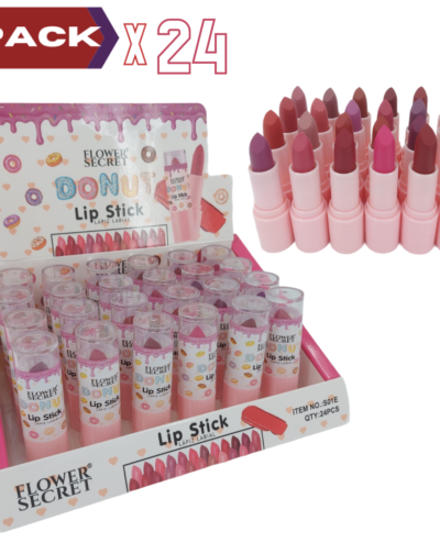 Labiales Colores Surtidos Flower Secret Pack 24