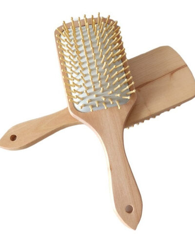Cepillo Para El Cabello De Bambú