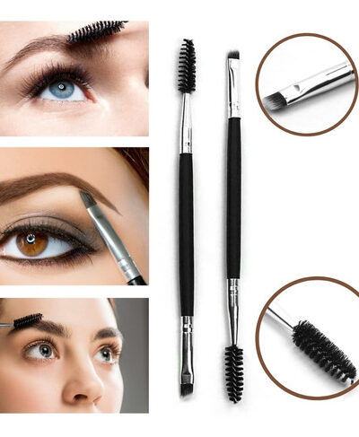 Brocha Pincel Para Maquillaje Cejas Y Pestañas