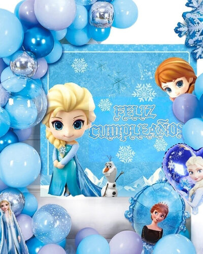 Set De Cumpleaños Princesas Cotillón Fiesta Decoración Niña