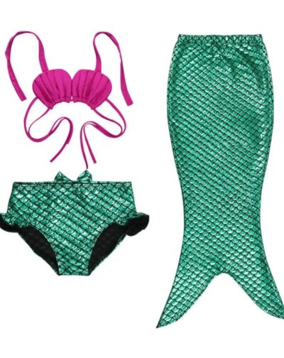 Disfraz Niña Princesa Fantasia Top Y Cola De Sirena