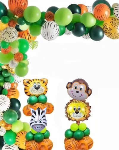 Cotillón Decoración Fiesta Infantil Animales De La Selva