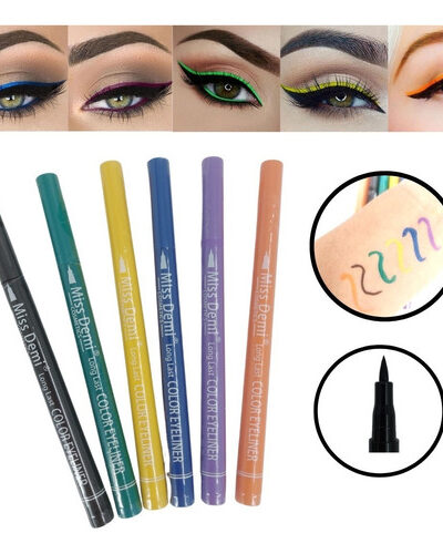 Delineador Liquido De Ojos Punta Plumón Pack 6