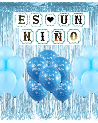 Pack Baby Shower Set Decoración Fiesta Celebración Cotillón