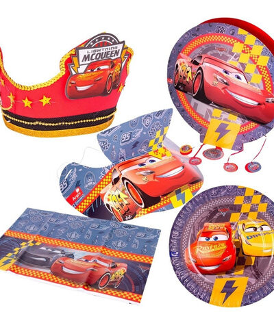 Set Decoración Fiesta Cumpleaños Infantil Temática Cars
