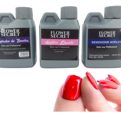 Monómero + Removedor Acrílico + Limpiador De Pinceles
