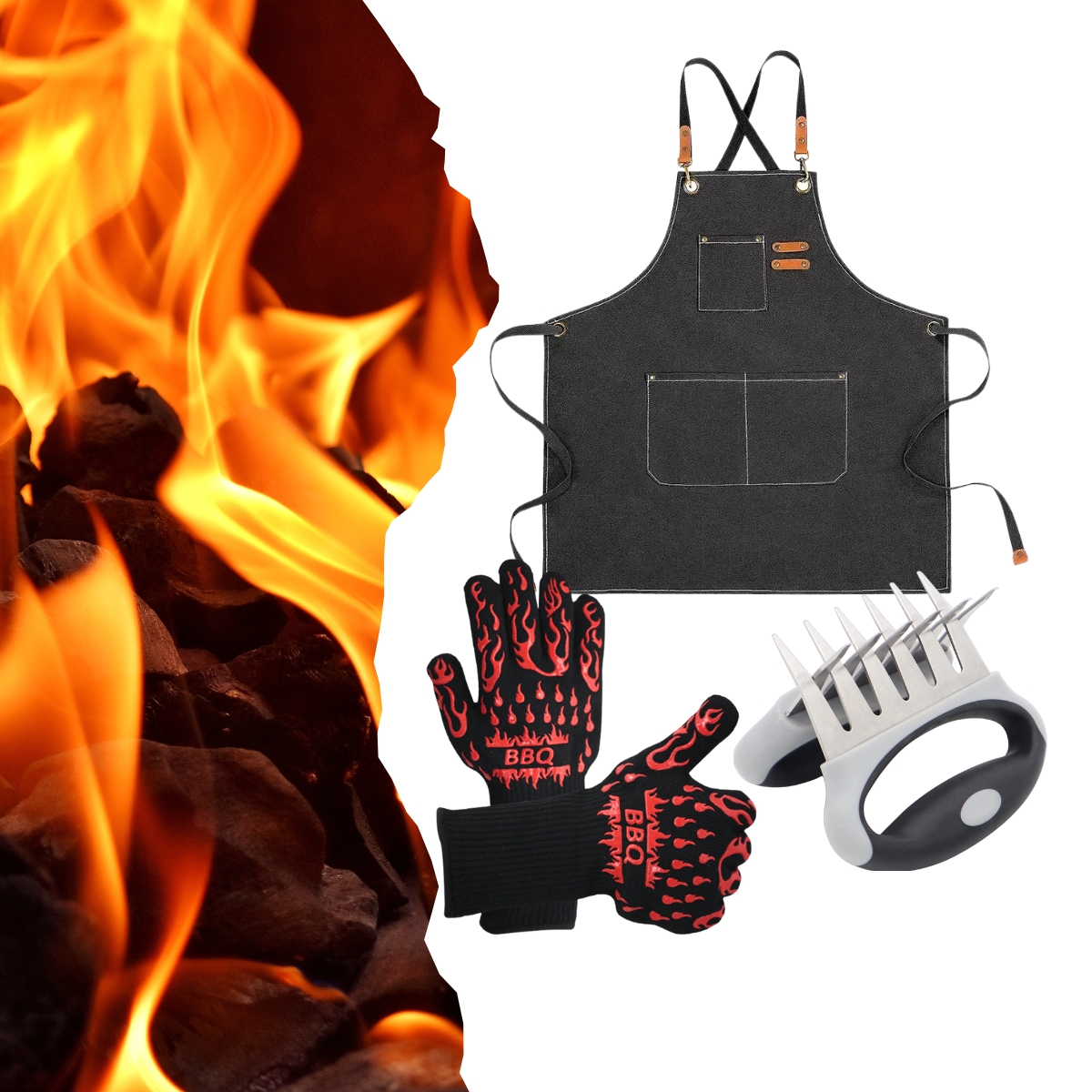 SET DELANTAL NEGRO (2)