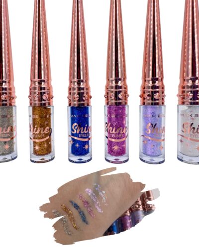 Set Delineadores Glitter Deslumbra Con Colores Plata Dorado