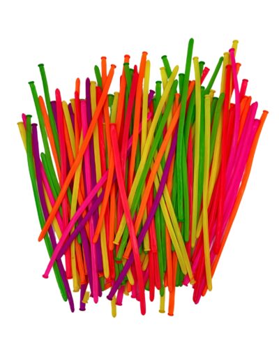 Globos Largos Neón para Globoflexia Crea Figuras Brillantes