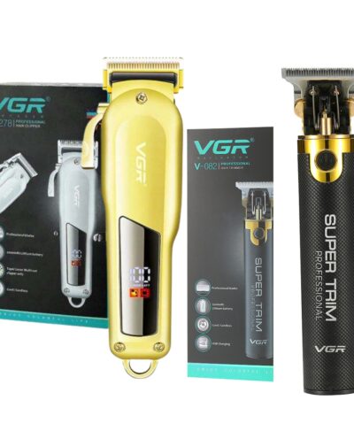 Pack Maquina Corte Cabello Y Trimmer Inalámbricos Barberia