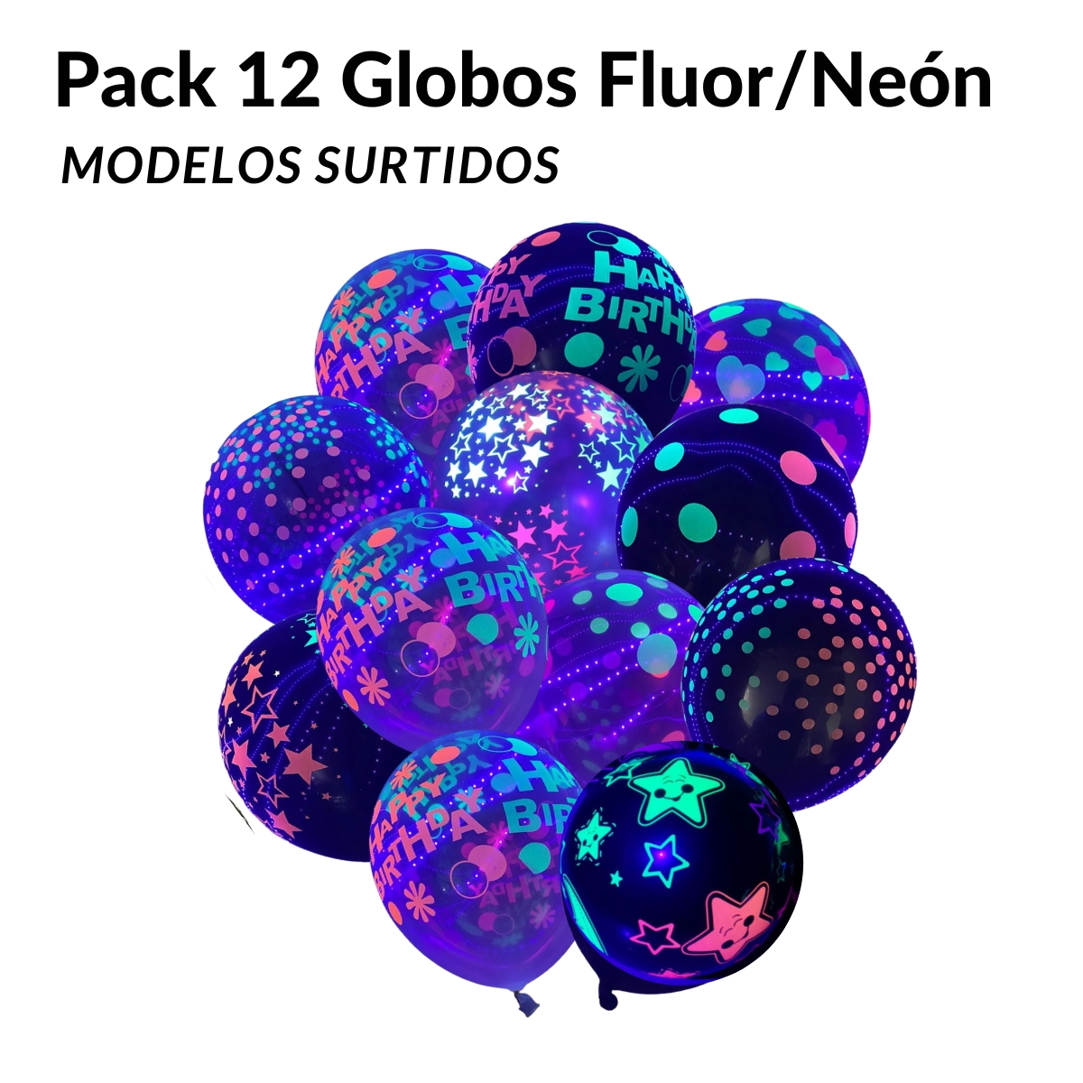 Pack De 30 Pulseras Fluorescentes De Neón – Regalos Para Cumpleaños Infantiles Y Fiestas De Clase, Con Conectores Para Collares O Diademas, Brillan 6-12 Horas