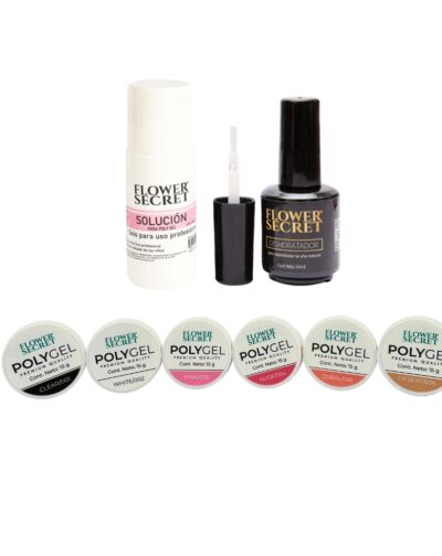 Kit De Polygel Básico Con Deshidratador Uñas Manicure