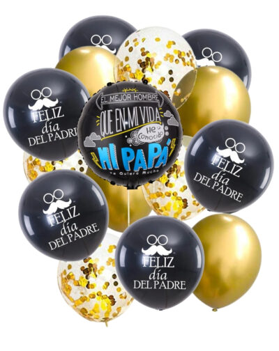 Set De Globos Feliz Dia Del Padre Pack Decoración Fiesta