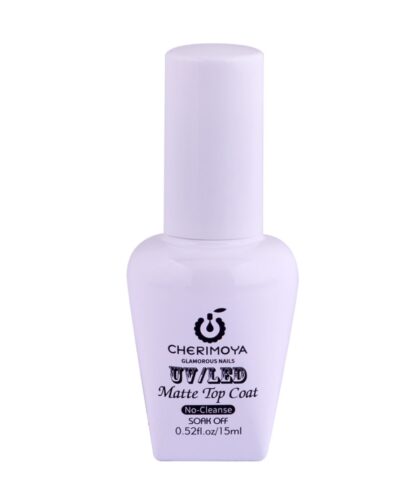 Top Coat Matte Uv Cherimoya 15 Ml Preparador Uñas