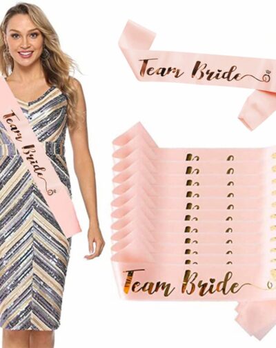 Set 12 Bandas Team Bride Despedidas Bodas Matrimonio